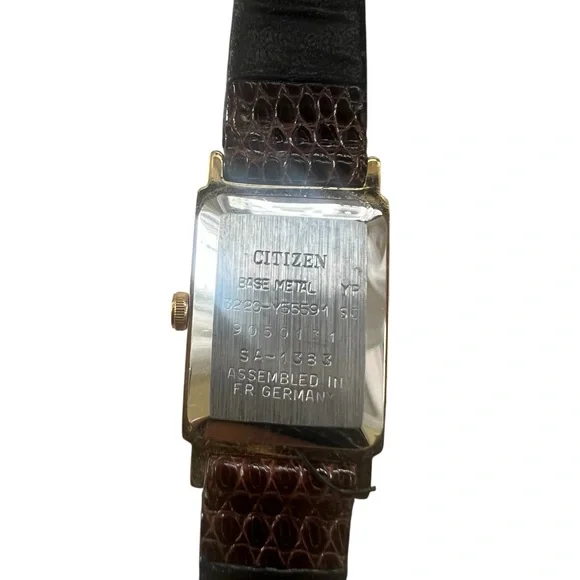 Vintage Citizen Elegance Genuine Lizard Band Women’s Watch Citizen | Accessories | Citizen Elegance Watch In Black And  main image 4